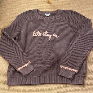 NWOT Sundance Purple Sweater